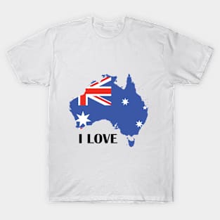 I Love Australia T-Shirt